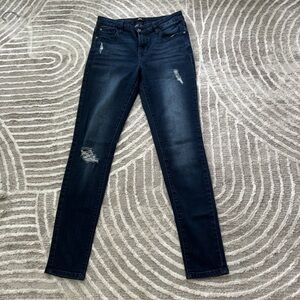 Kensie dark blue skinny jeans